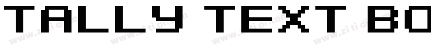 Tally Text Bold 1字体转换